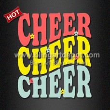 CHEER CHEER CHEER Printable DTF Transfers Wholesale for Shirts