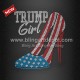 Beautiful Crystal Heat Transfer TRUMP Girl with High Heel Shoes Iron ons Pattern