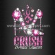 Crush Breast Cancer Awareness Iron ons DTF Printable Vinyl for Pink Ribbon T Shirt