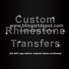 Custom Rhinestone Transfers