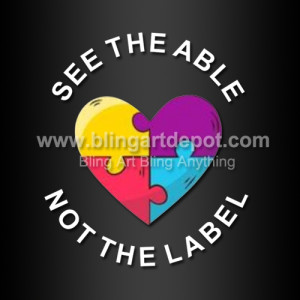 Autism Iron On Transfers See The Able Not The Label Autism Iron On Transfers See The Able Not The Label
