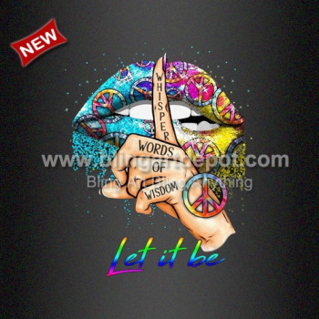 Wholesale Let it Be Heat Transfer Printing DTF Transfer Wholesale Let it Be Heat Transfer Printing DTF Transfer