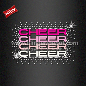 Bling Rhinestone Transfer CHEER Printable Vinyl Wholesale Bling Rhinestone Transfer CHEER Printable Vinyl Wholesale