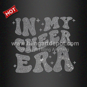 Bling In My Cheer ERA Rhinestone Heat Transfer Applique Wholesale