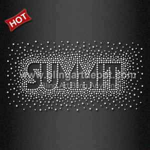 Iron ons Rhinestone SUMMIT Transfer for Shirts Iron ons Rhinestone SUMMIT Transfer for Shirts