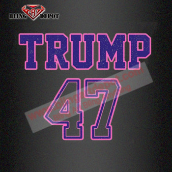 DTF Plastisol Transfer TRUMP 47 Heat Printed Vinyl