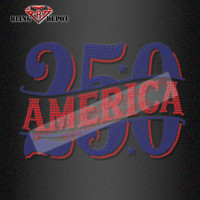 America 250 Rhinestone Transfer Bling Rhinestones Heat Transfer