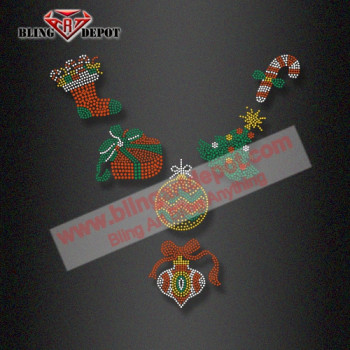 Christmas Necline Rhinestone Transfers for Sweaters Wholesale Christmas Necline Rhinestone Transfers for Sweaters Wholesale
