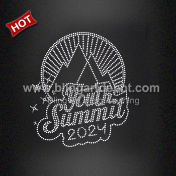 Iron ons Crystal Youth SUMMIT 2024 Transfer for Sports Team Shirt
