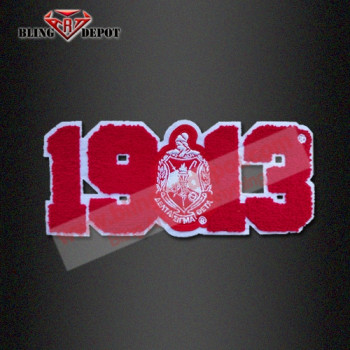 Sorority Greek DST Chenille Patch Stock Design Fast Turnaround