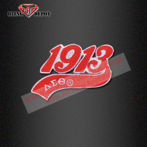 Iron ons Stock Embroidered DST 1913 Patch Applique for T Shirts