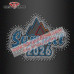 Stacked SUMMIT 2026 rhinestone transfer for cheer SUMMIT shirts