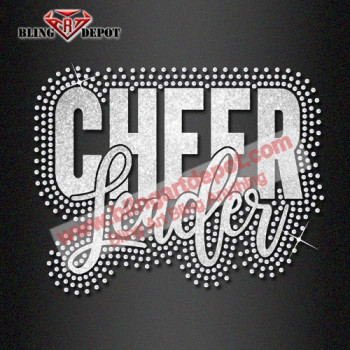 Custom Cheerlead Rhinestone Transfers for Team Uniforms