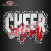 Cheer Mom Bling Hot Fix Rhinestone Transfer Iron On Heat Transfer