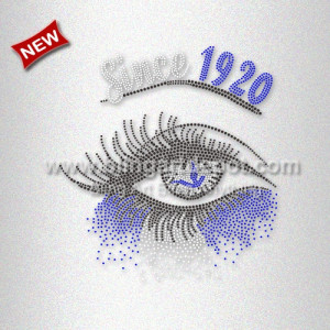 Rhinestone Motif Since 1920 Iron ons Transfer Wholesale