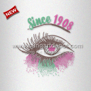 Iron ons Since 1908 Rhinestone Applique Custom Transfer