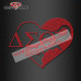 ΔΣΘ Delta Sigma Theta Heart Rhinestone Hot‑fix Iron‑On Transfer ΔΣΘ Delta Sigma Theta Heart Rhinestone Hot‑fix Iron‑On Transfer