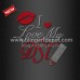 Bling Sorority Transfer I Love My DST Iron on Rhinestone Motifs