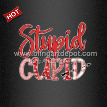 Stupid Cupid Iron On Transfer White Ink for Tshirt Stupid Cupid Iron On Transfer White Ink for Tshirt