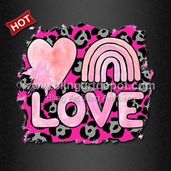 Adorable Valentine Heat Transfer White Ink Love Design Adorable Valentine Heat Transfer White Ink Love Design