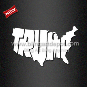 Low MOQ White Vinyl Trump Heat Transfers for Cotton Shirts