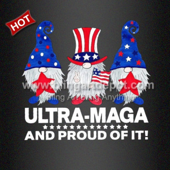 Gnomes Ultra Maga And Pround Of It Iron On Transfers DTF for Tees