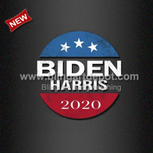 Best Sale Hot Fix BIDEN HARRIS Vinyl Printed Transfer for Custom T-shirt 