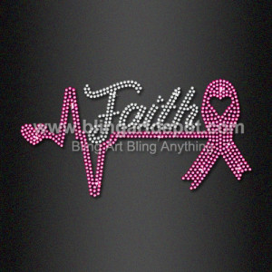 Faith Rhinestone Ribbon Iron On Transfers Faith Rhinestone Ribbon Iron On Transfers