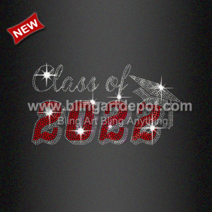 Rhinestone Motif Class of 2022 Tee Shirt Transfers Wholesale Rhinestone Motif Class of 2022 Tee Shirt Transfers Wholesale