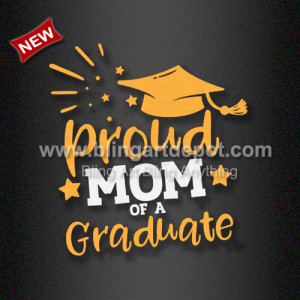 Wholesale Transfer Proud Mom of a Graduate DTF Vinyl Transfer for Graduation Shirts Wholesale Transfer Proud Mom of a Graduate DTF Vinyl Transfer for Graduation Shirts