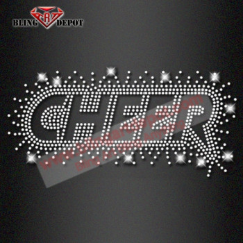 Cheer Cheerleader Squad Rhinestone Iron On Iron On Heat Transfer MOTIF Applique Hotfix Cheerleading Cheer Cheerleader Squad Rhinestone Iron On Iron On Heat Transfer MOTIF Applique Hotfix Cheerleading