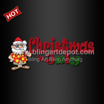 Christmas in July Santa Iron On Transfers Design Christmas in July Santa Iron On Transfers Design