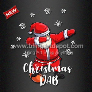 Christmas DAB Rhinestone Transfers Ugly Christmas Party Gift Idea